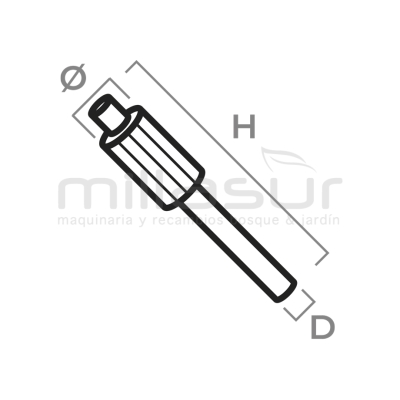 EJE BOMBA ENGRASE HUSQVARNA 345. 350 - JONSERED 2145 - motoscamaralweb.com