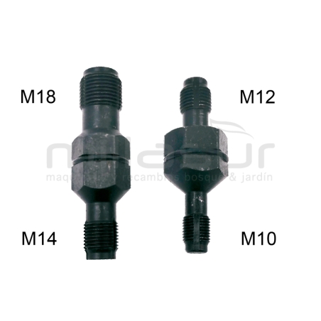 JUEGO 4 REPARADORES ROSCA BUJIA M10 M12 M14 M18 - motoscamaralweb.com