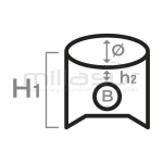PISTON COMPLETO HUSQVARNA 555. 556. 560. 562 (46 mm.) - motoscamaralweb.com