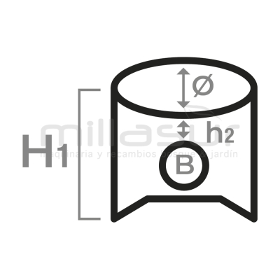 PISTÓN HUSQVARNA 345 - motoscamaralweb.com