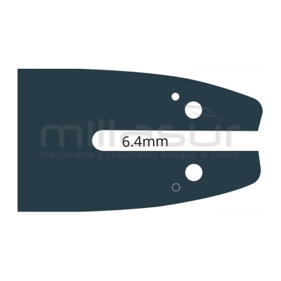 ESPADA ANOVA LAMINADA MCCULLOCH 12 - 3/8 - .050 1.3mm - 44E - motoscamaralweb.com