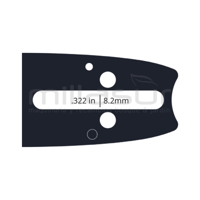 COMBO ESPADA + CADENA ANOVA HUSQV 20 - 3/8 - .058 1.5mm - 72E - motoscamaralweb.com