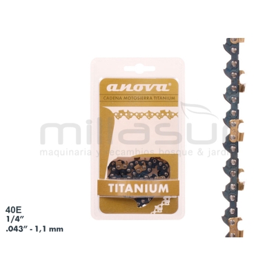 CADENA ANOVA TITANIUM 1/4 - .043 - 40 E - motoscamaralweb.com
