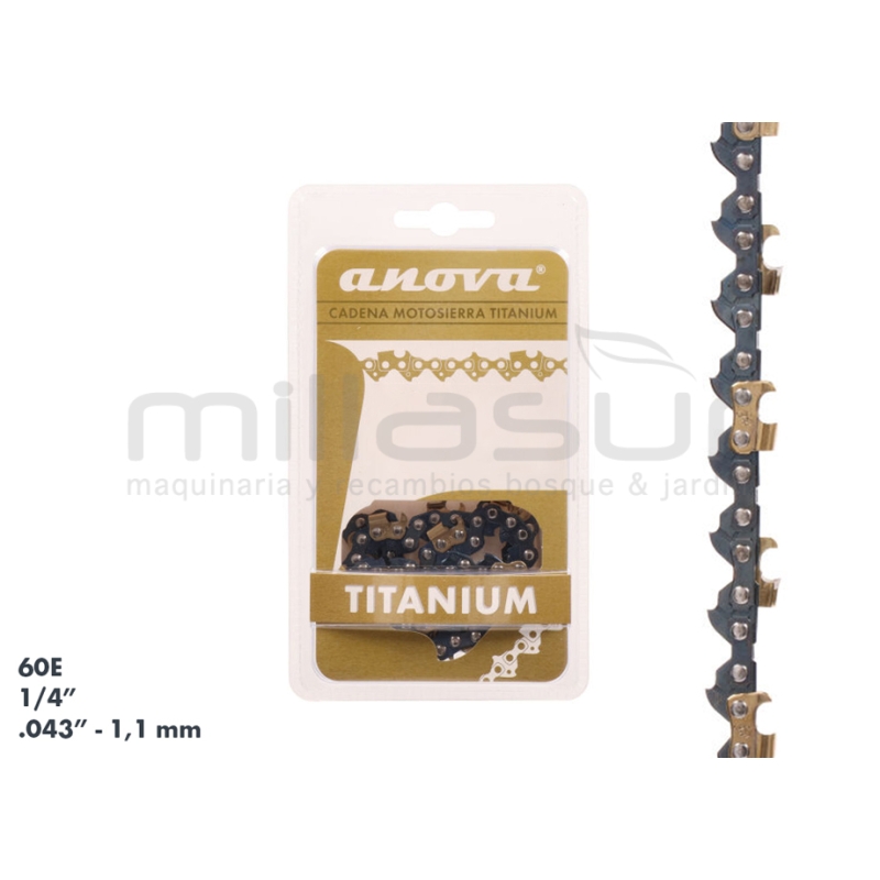 CADENA ANOVA TITANIUM 1/4 - .043 - 60 E - motoscamaralweb.com