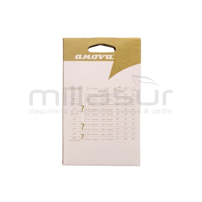 ROLLO CADENA 25 ANOVA TITANIUM 3/8 .050 CUADRADA - motoscamaralweb.com