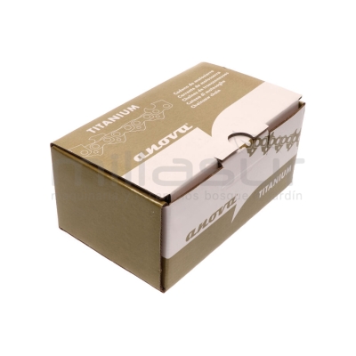 ROLLO CADENA 25 ANOVA TITANIUM 3/8 .050 CUADRADA - motoscamaralweb.com