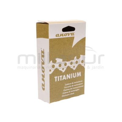 ROLLO CADENA 25 ANOVA TITANIUM 3/8 .050 REDONDO - motoscamaralweb.com