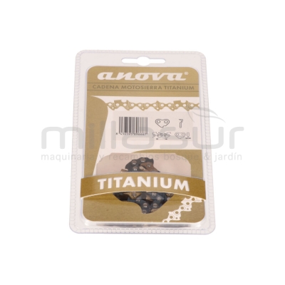 CADENA ANOVA TITANIUM 3/8 BP - .050 CUADRADO - 45 E - motoscamaralweb.com