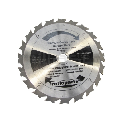 DISCO DE WIDIA 250x2.8x25.4 ( CON ANTIRREBOTE CURVO) - motoscamaralweb.com