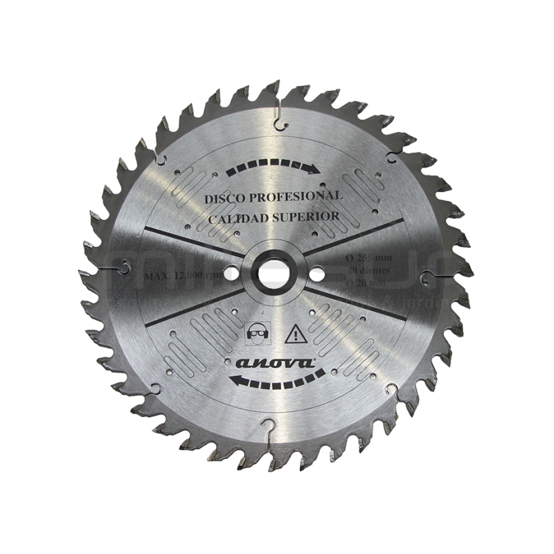 DISCO WIDIA MILLASUR 255x3x20 ( 40 DIENTES ) - motoscamaralweb.com