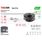 CABEZAL HOBBY TNG109 - 8 x 1.25 Izq/Macho. 10 x 1.25 Izq/Hembra - motoscamaralweb.com