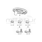 ADAPTADOR FIMA UNIV. 8 mm - motoscamaralweb.com