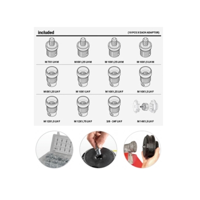 CAJA ADAPTADORES CABEZAL EASYWORK130 - motoscamaralweb.com