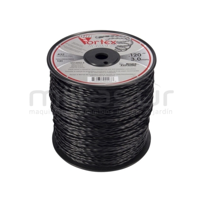 NYLON VORTEX BOBINA 3.0 x 132 m.(ANTIRUIDO-COPOLIMERO) - motoscamaralweb.com