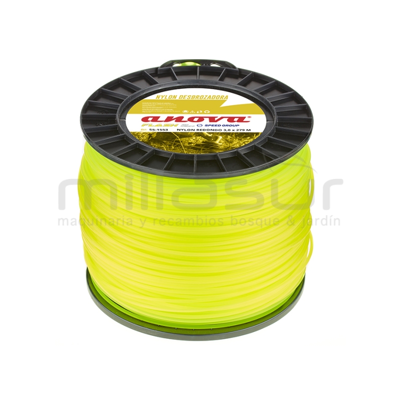 NYLON REDONDO ANOVA FLASH BOBINA 3 x 279 - motoscamaralweb.com