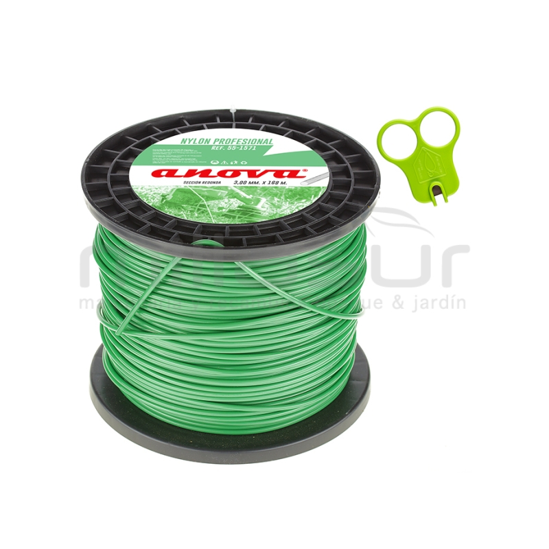 NYLON REDONDO ANOVA BOBINA 3.00 x 168 - motoscamaralweb.com