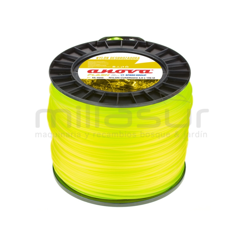 NYLON CUADRADO ANOVA FLASH BOBINA 3 x 198 - motoscamaralweb.com