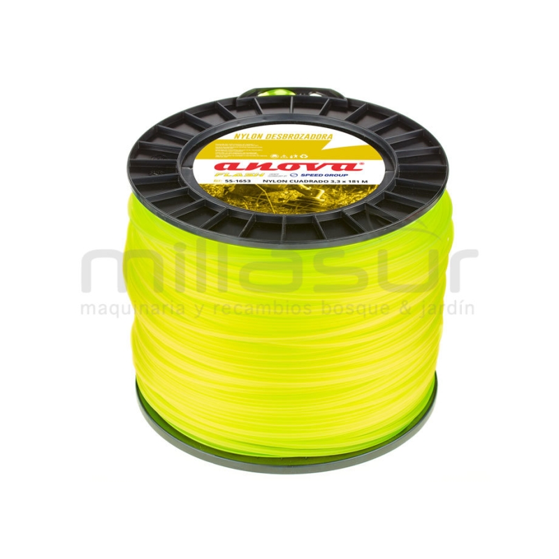 NYLON CUADRADO ANOVA FLASH BOBINA 3.3 x 181 - motoscamaralweb.com