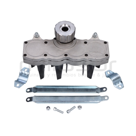 CABEZAL DESMALEZADOR CULTIVADOR DESBROZADORA UNIVERSAL TILLER-4 (PARA TUBO DE 28 26 25.4 25 24 ) - motoscamaralweb.com