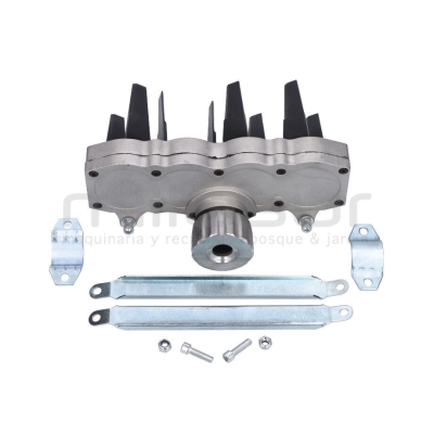 CABEZAL DESMALEZADOR CULTIVADOR DESBROZADORA UNIVERSAL TILLER-4 (PARA TUBO DE 28 26 25.4 25 24 ) - motoscamaralweb.com