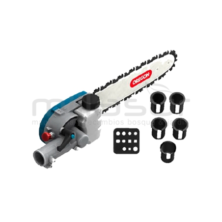 CABEZAL PODA 10 1/4 58E ADAPTABLE DESBROZADORA UNIVERSAL (5 pos) + CASQUILLOS - motoscamaralweb.com
