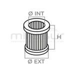 FILTRO AIRE B&amp;S 11.5-13.5 HP (21xx) - motoscamaralweb.com