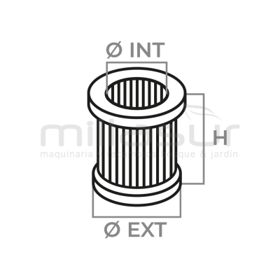 FILTRO AIRE CORTAC. ROBIN EC 10 - motoscamaralweb.com