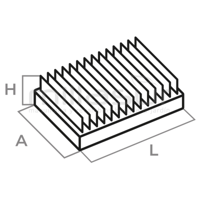FILTRO AIRE TECUMSEH 4 - 5 HP - motoscamaralweb.com