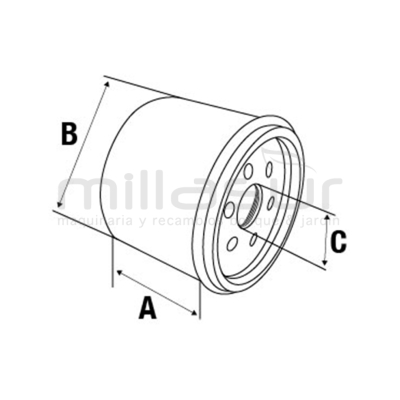 FILTRO ACEITE LONCIN LC1P88F-1. LC1P90F-1. LC1P96F . LC1P92F-1. LC2P77F. LC2P80F. LC2P82F . LC1P91F - motoscamaralweb.com