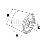 FILTRO ACEITE LONCIN LC1P88F-1. LC1P90F-1. LC1P96F . LC1P92F-1. LC2P77F. LC2P80F. LC2P82F . LC1P91F - motoscamaralweb.com