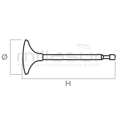 VÁLVULA ADMISIÓN ROBIN EY15 - motoscamaralweb.com