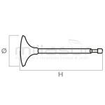 VÁLVULA ESCAPE ROBIN EY15 - motoscamaralweb.com