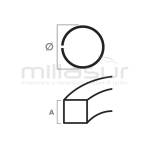 ARO PISTÓN MITSUBISHI TL43 - motoscamaralweb.com