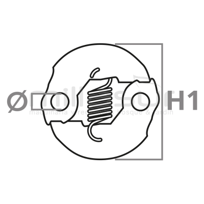 EMBRAGUE COMPLETO C/ TORNILLOS ECHO - MISUBISHI TL26 - motoscamaralweb.com