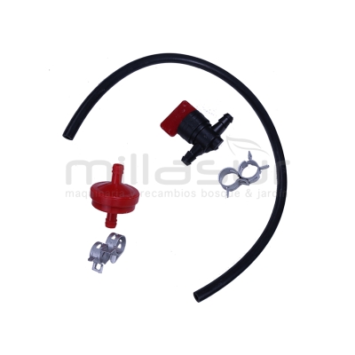 KIT LLAVE BRIDAS FILTRO Y TUBO GASOLINA B&amp;S 6mm - motoscamaralweb.com